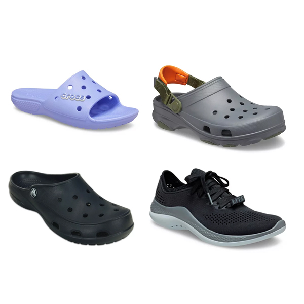 Crocs sandals from $9, shoes and sneakers from $12