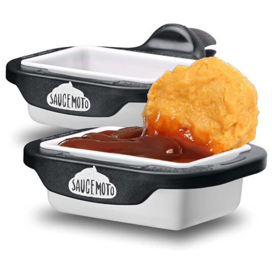 2-pack Saucemoto dip clip in-car sauce holder for $11, free shipping