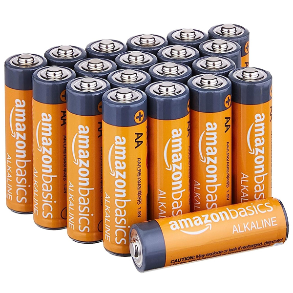 Prime members: Amazon Basics 20-pack AA alkaline batteries for $4