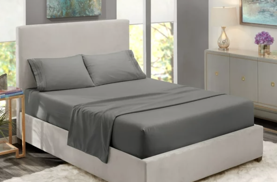 4-piece queen-size Clara Clark bed sheets set for $18