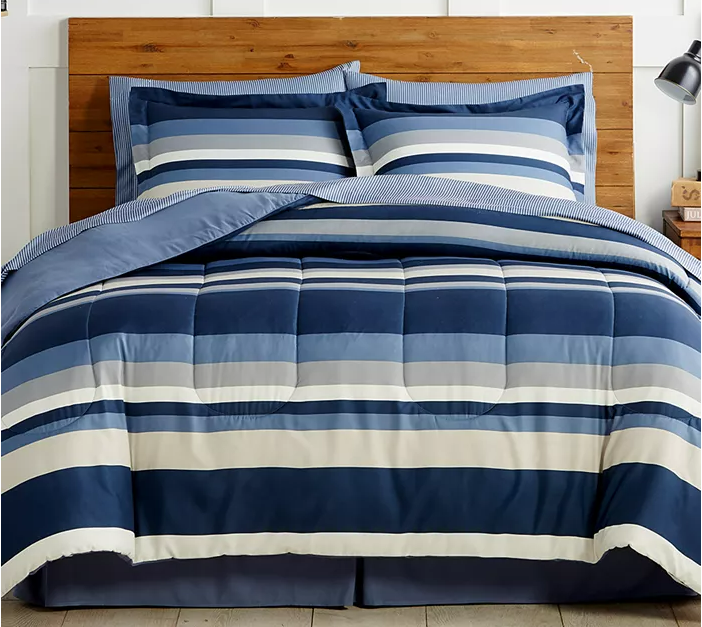 Any-size 8-piece reversible comforter sets from $40